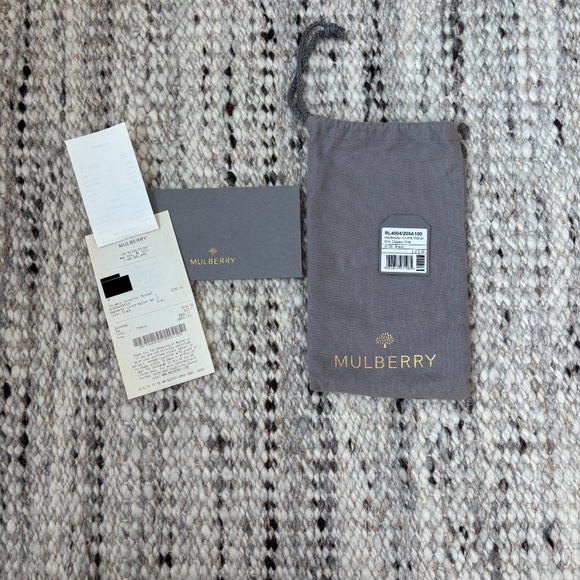 LIKE NEW Mulberry Bayswater Clutch Wallet (Black Classic Grain/Gold) - Picture 13 of 13